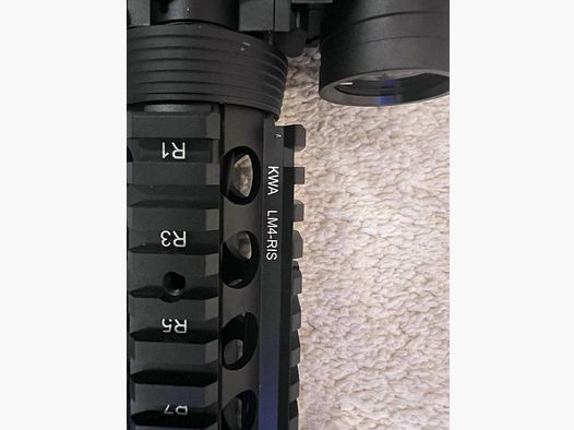 KWA LM4 RIS GBB – Neuwertig mit Red Dot, Tasche & Zubehör