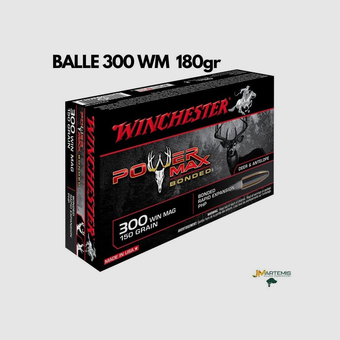 Winchester 300 WM Power max 180GR, Bild 2 von 3