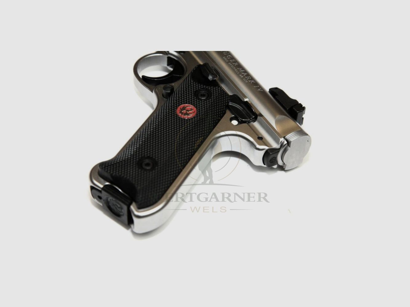 Ruger Mark IV Target Pistol Kal. 22 l.r. stainless, synthetic Grip, Bild 7 von 9