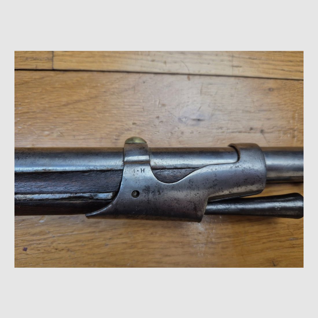Sehr schönes Gewehr 1777 modifiziert AN IX – Sehr seltene Herstellung von 1807 (vor Russland) – Kaiserliche Manufaktur von St-Étienne – Homogene Stempel – Sehr schönes Holz – Ausgezeichneter Lauf – Rute nach Modell – Seltenes Zustand für eine seltene Waffe – TBE++, Bild 15 von 47