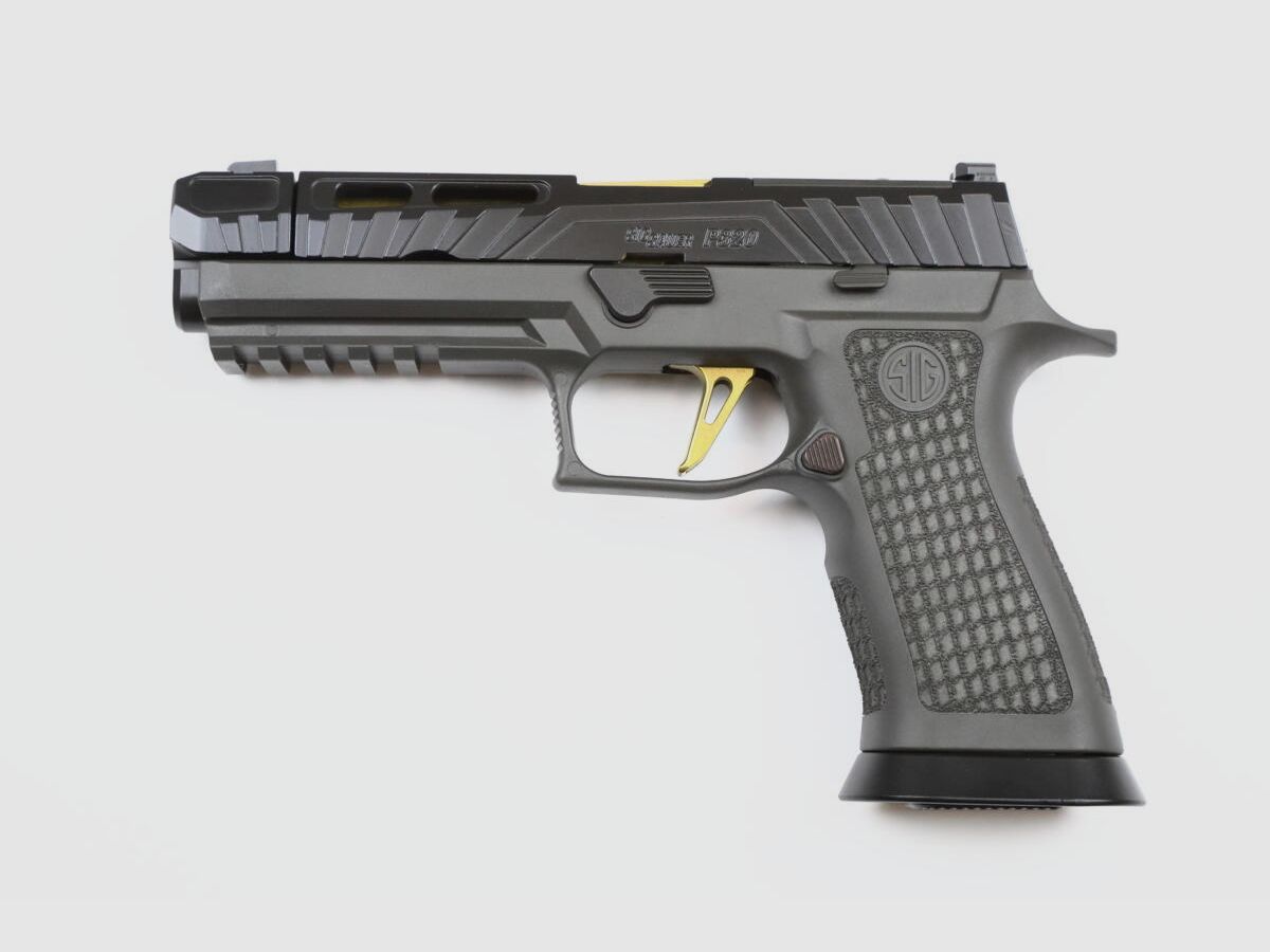 Sig Sauer P320 SPECTRE Comp. Zwart/Goud, afbeelding 2 van 8