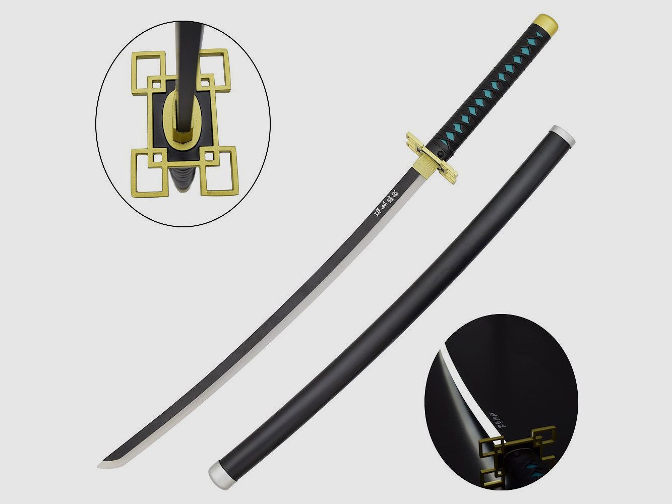 Katana LED Demon Slayer Muichiro Tokito Schwert