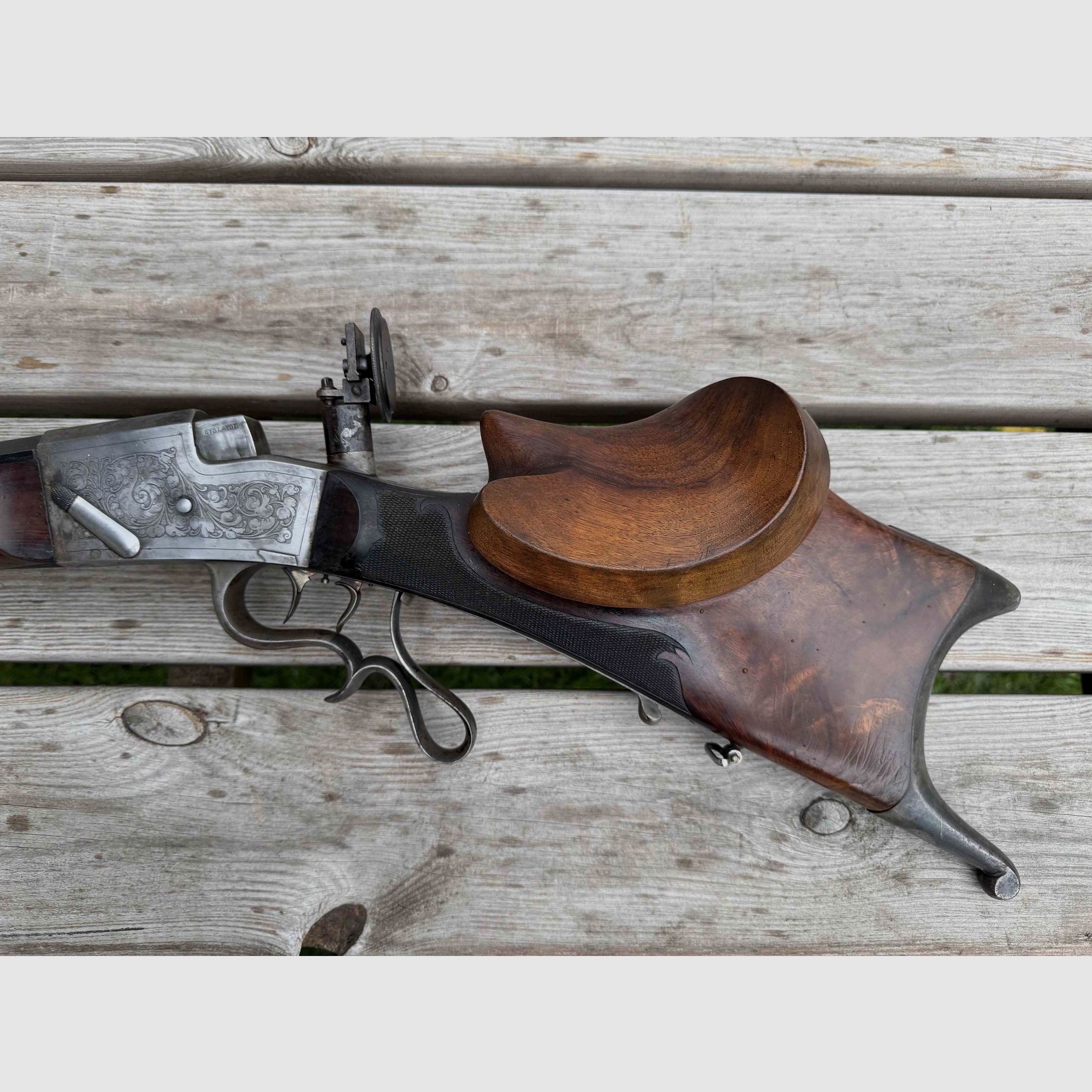 Feuerstutzen Systeem Aydt 8,15x46R in uitstekende originele staat