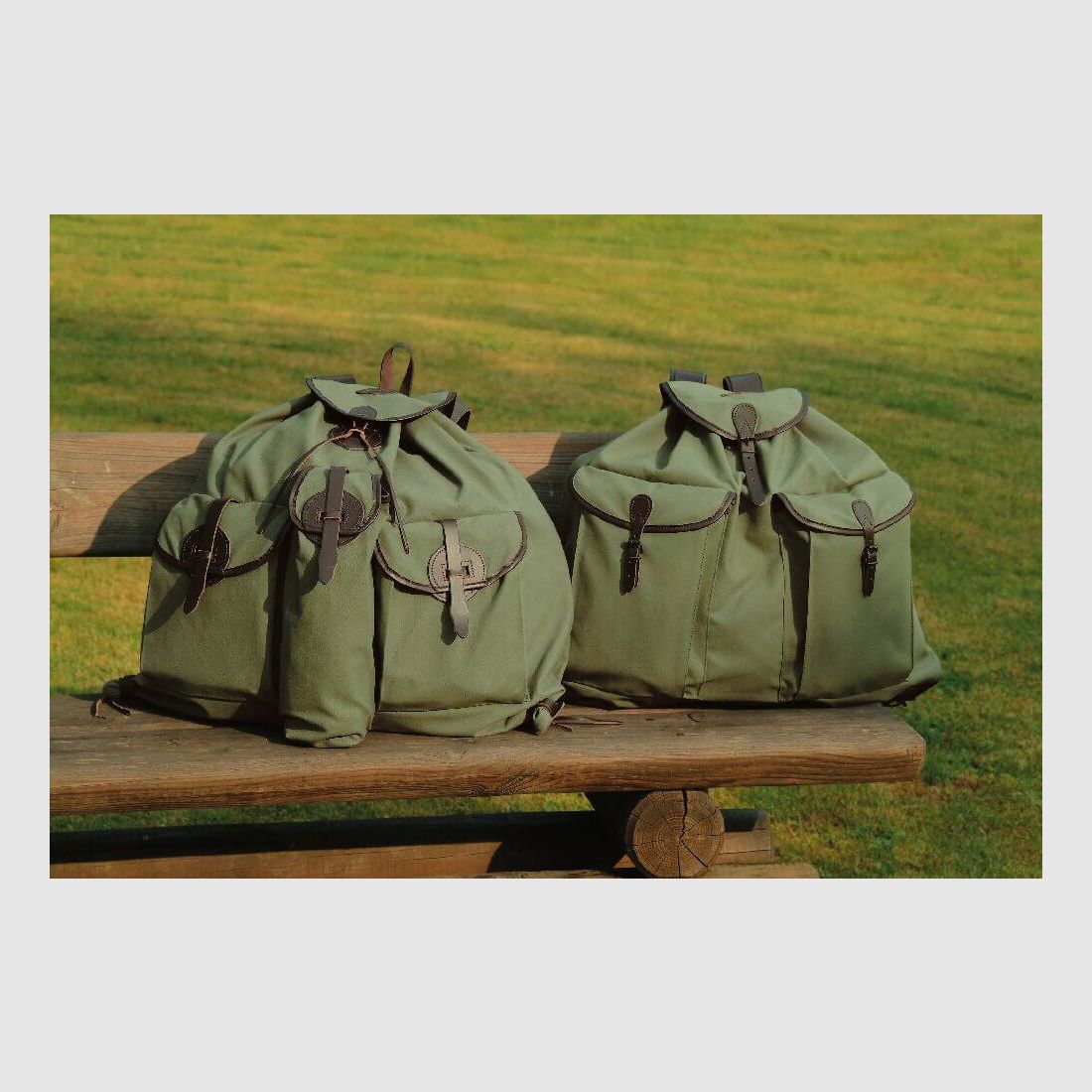 Baumwoll-Leinen–Jagdrucksack – Klein