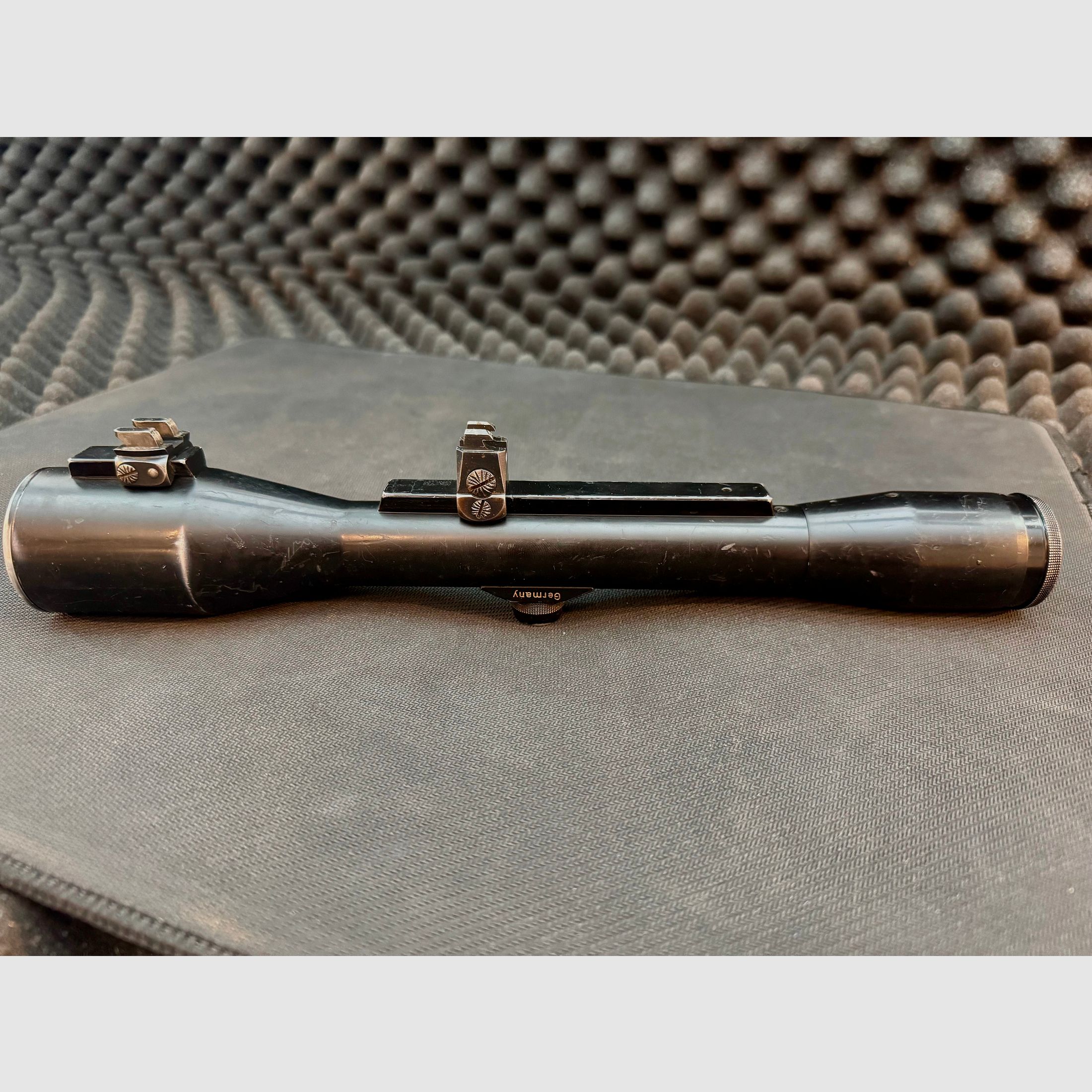 Schmidt & Bender, 6x42, Außenschiene, Höhenverstellung, SEM Oberteile, Absehen 1