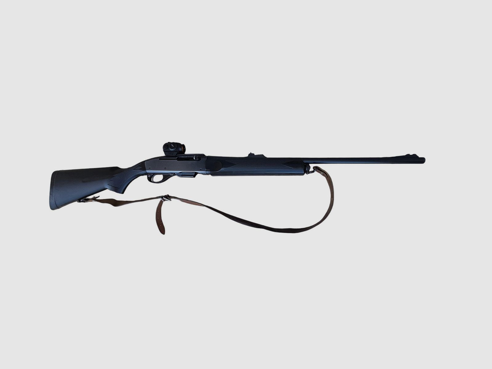 Kit Repetierbüchse Remington 7400 – Kal. .280 Rem – Rotpunktvisier Holosun HS403GL + Riemen, Bild 1 von 6