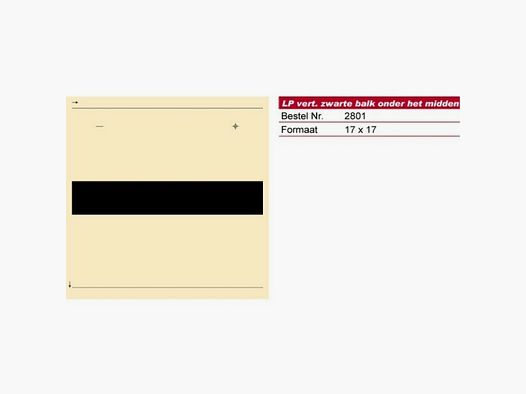 Schmid Paper Training Target 10/12m Pistol, 17x17, Middle Line Big