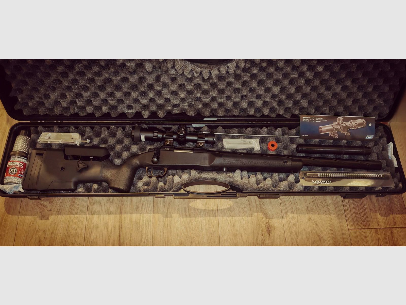 Novritsch SSG10-A2: Bijna nieuw high-end setup met custom upgrades