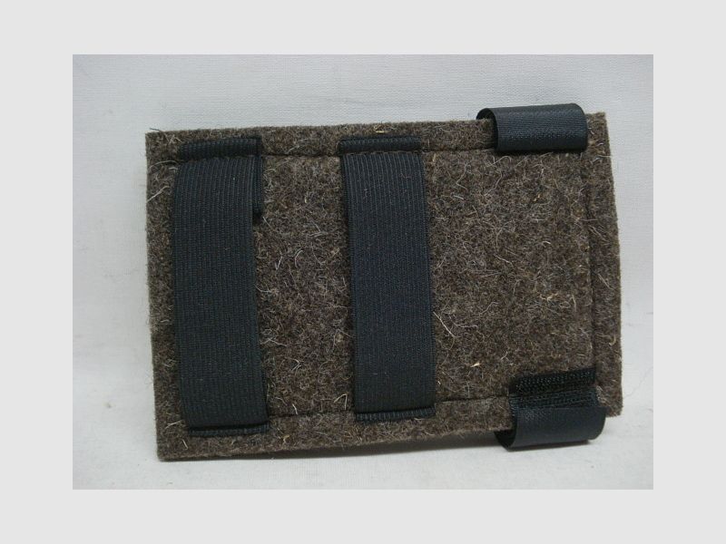 Filz-Vorderschaftauflage 15 cm - + Aufnahmen f. 4 Kugelpatronen