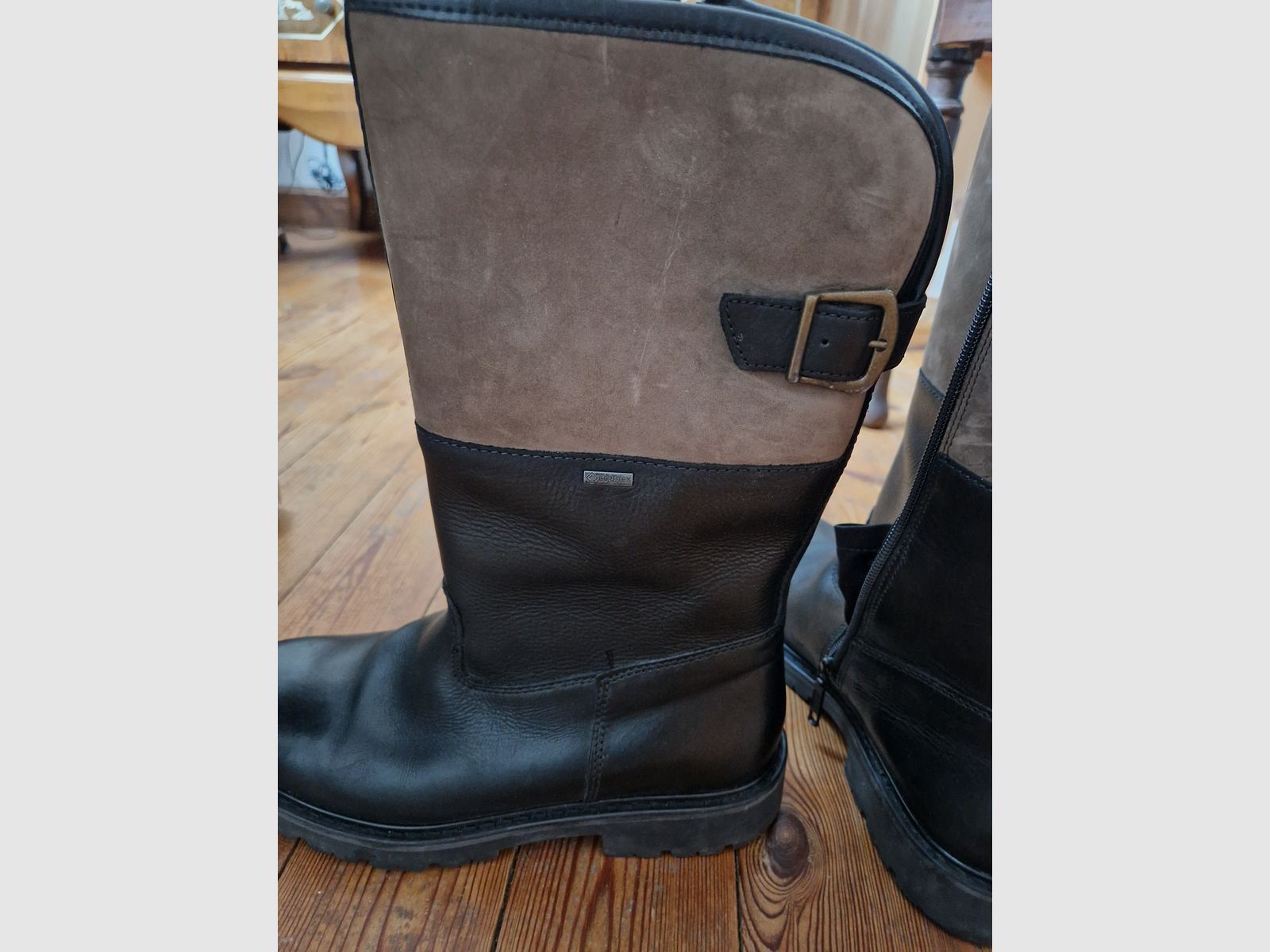 Fretz Winterstiefel Goretex Lammfell Leder Herren Gr. 8 1/2 (Gr. 41) w NEU, Bild 4 von 7