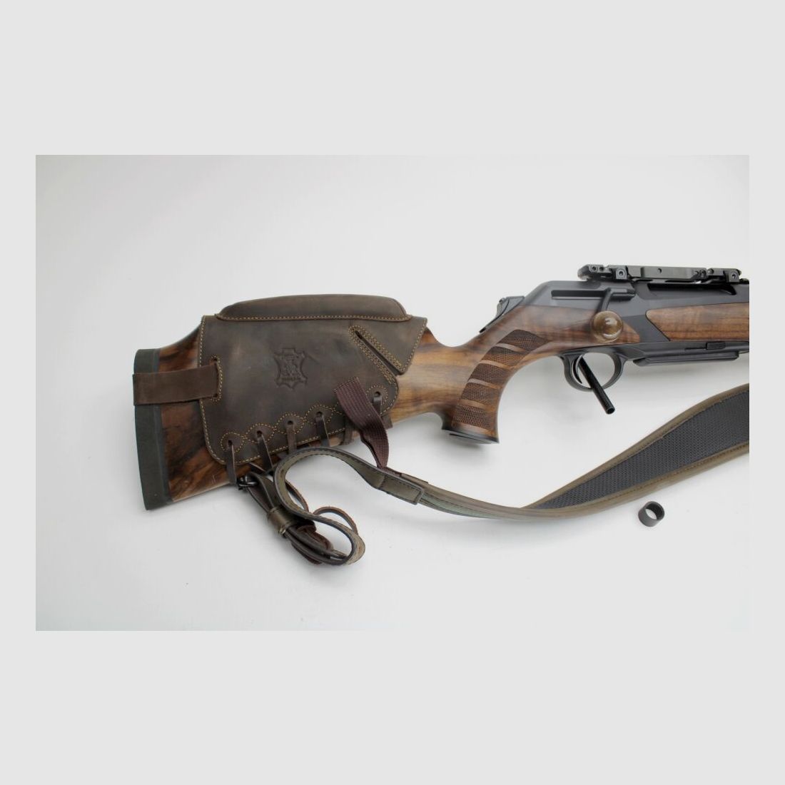 Merkel RX HELIX BLACK DS mit Wechsellauf und HLX Dämpfer und Dentler Basis	 .308Win + 8x57JS