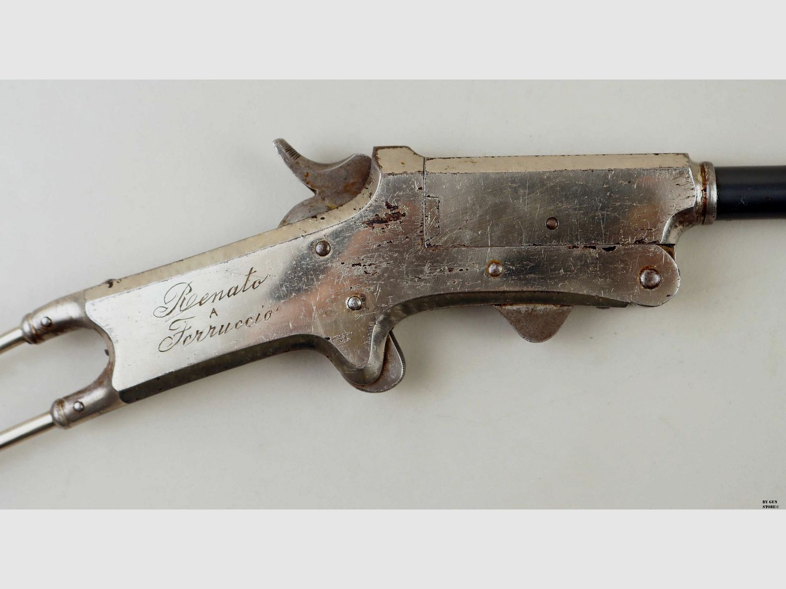 Karabin jednostrzałowy Ręcznie robiony kal. 9 Flobert nr 1914, zdjęcie 3 z 6