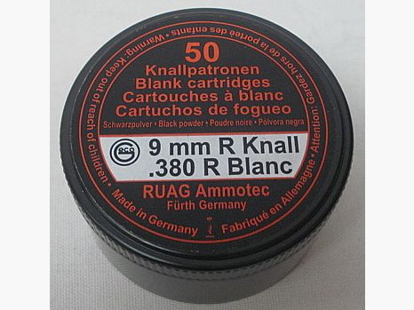9mm R Knall Schwarzpulver - Dose (a50)