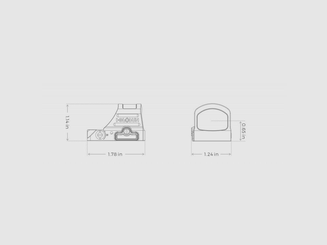 HOLOSUN HS507C X2 RED DOT SIGHT, image 9 sur 10