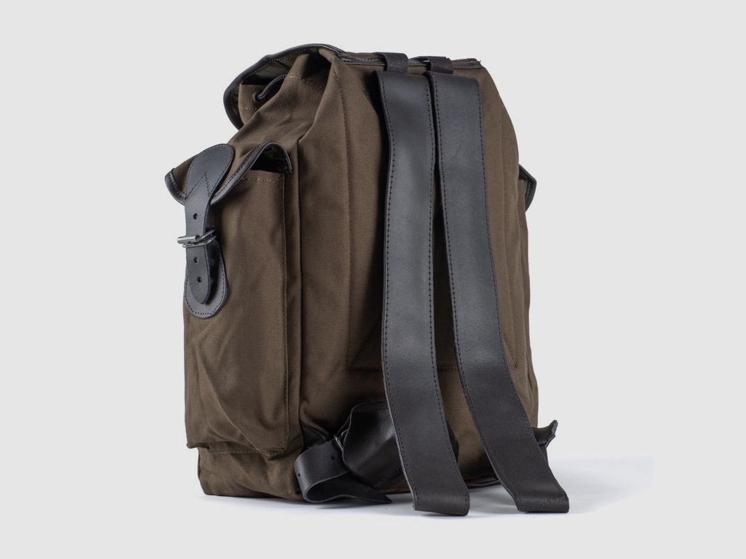 KLEINER CANVAS- UND LEDERRUCKSACK 20L, Bild 3 von 3