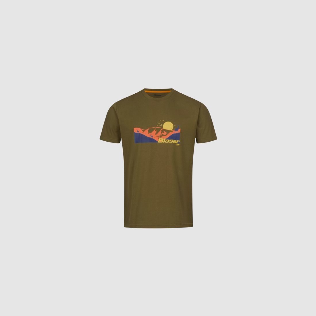 T-SHIRT BLASER ALLGAU MOUNTAIN OLIVE