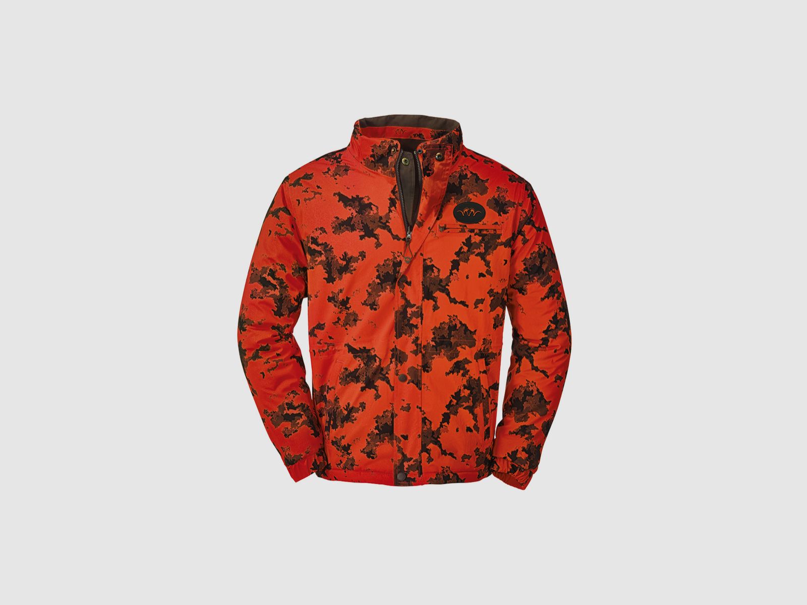BLASER Fleece Camo Wende Jacke Schlamm Braun