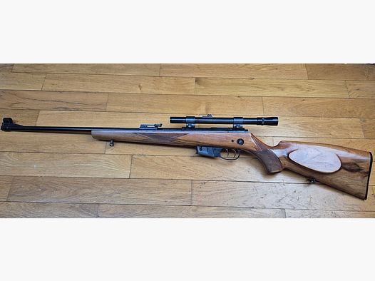 Wunderschöne Jagd- und Sportbüchse Walther KKJ – Kal. 22 Hornet – Stetcher-Abzug – Magazin 5 Schuss – Zielfernrohr Zielkar 4 mit Absehen Nr. 1 – Hohe Präzision – Waffe von 1959 – Sehr guter Zustand – TBE +