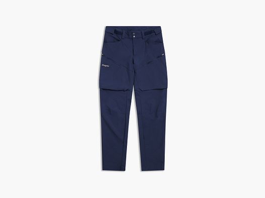 Bergans Convertible Zip-Off Softshell Pants Women Navy Blue 40