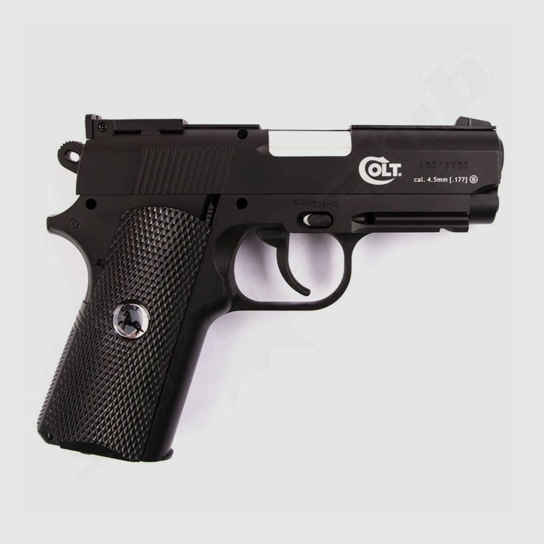 Colt Defender CO2 Pistolet 4,5mm Stalowe BB, czarny, zdjęcie 3 z 3
