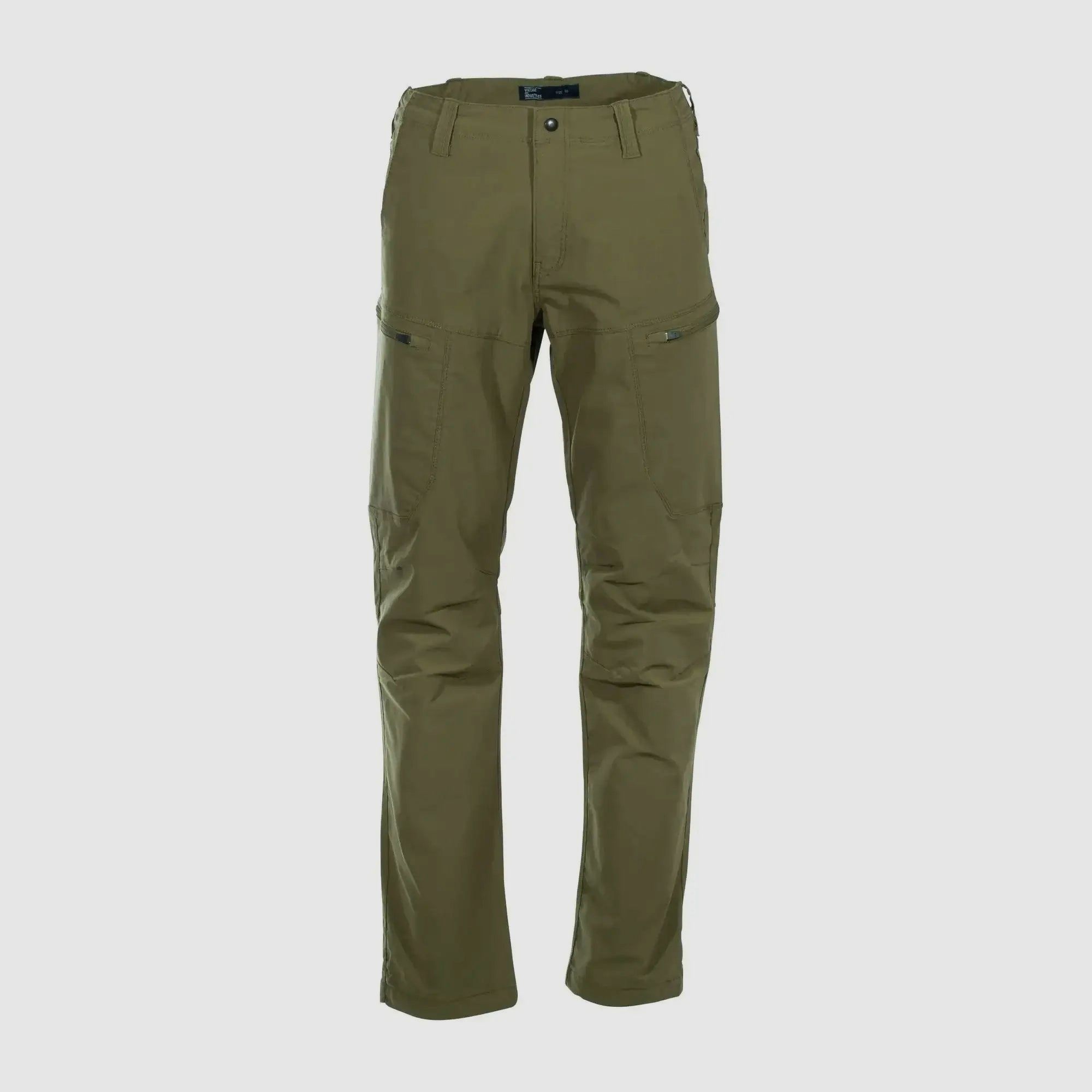 Vintage Industries Vintage Industries Pantalon Kenny Technical - Olive / 34 Homme