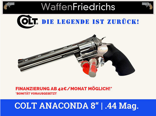 COLT Anaconda 8" - Weapons Friedrichs