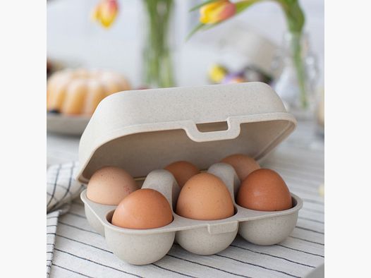 Scatola per uova mini EGGS TO GO, sabbia