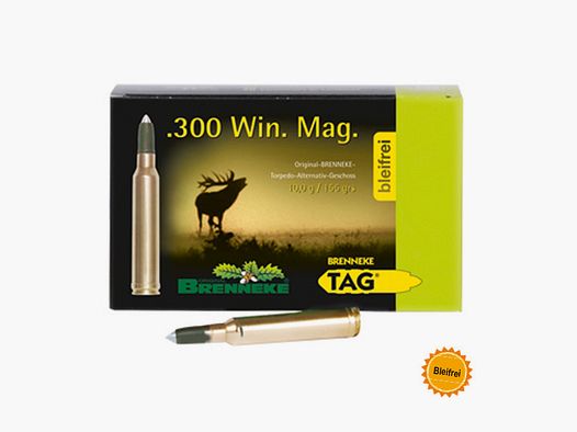 Brenneke .300 Win. Mag. 155GR TAG 20 cartridges