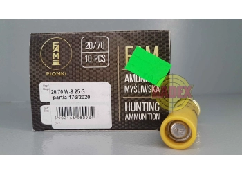 Schrotmunition W-8 Fam Pionki Kal. 20/70