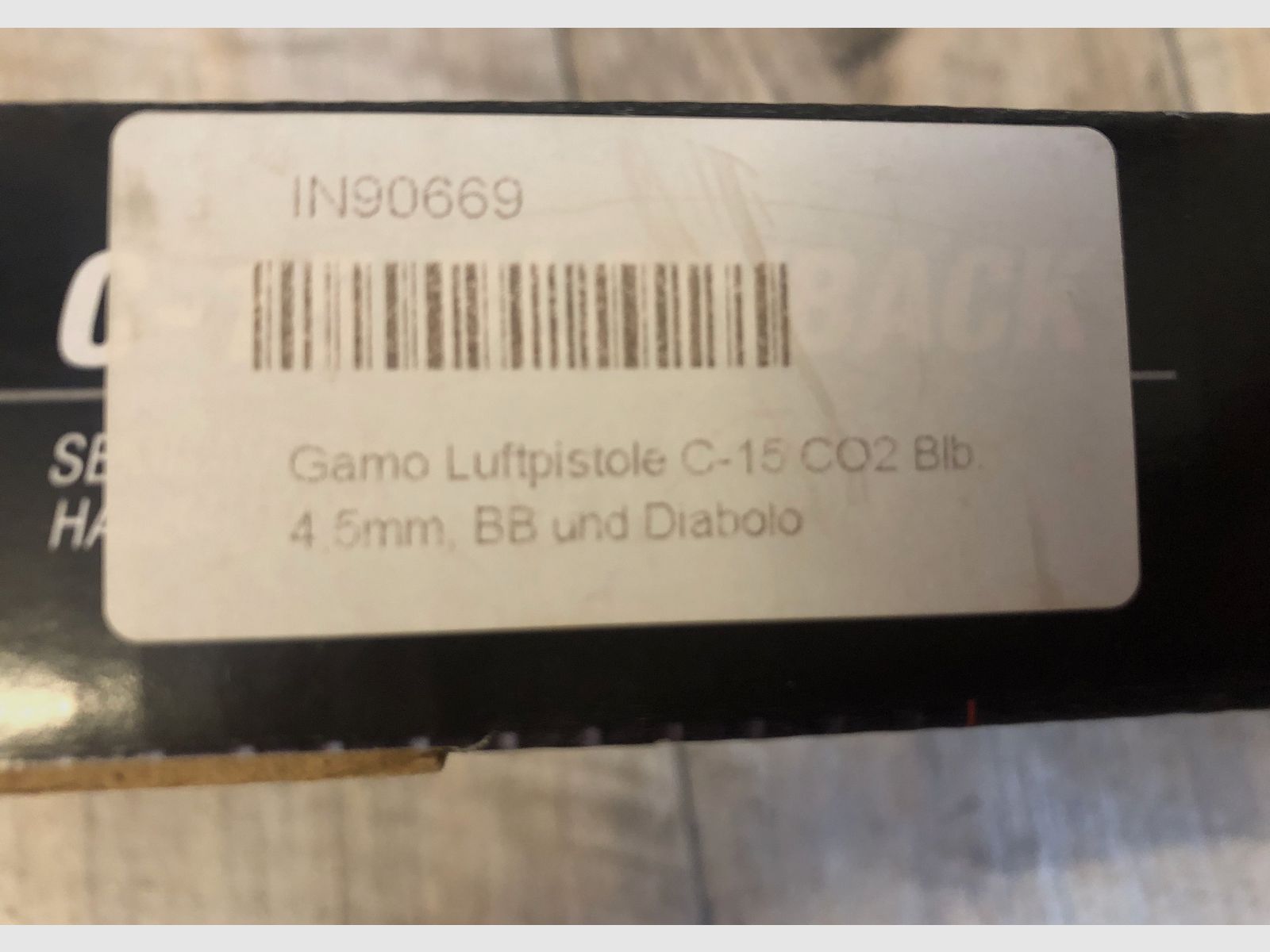 GAMO Luftpistole, CO2, 4,5 mm BB und Diabolo, C- 15 Blowback, Semi Automatic, Luftgewehr