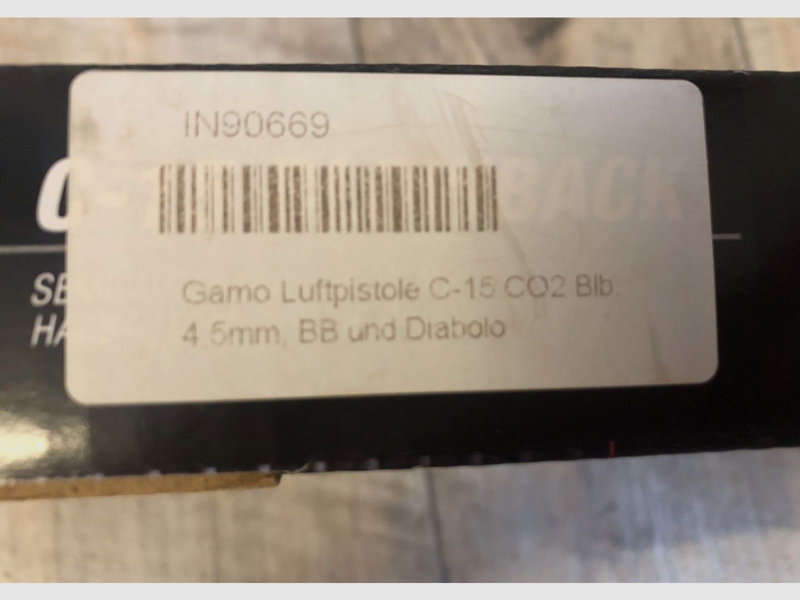 GAMO Luftpistole, CO2, 4,5 mm BB und Diabolo, C- 15 Blowback, Semi Automatic, Luftgewehr