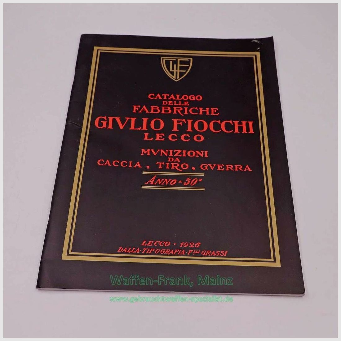 dwj Publishing GmbH Catalogo Munizioni Fiocchi Reprint Storico