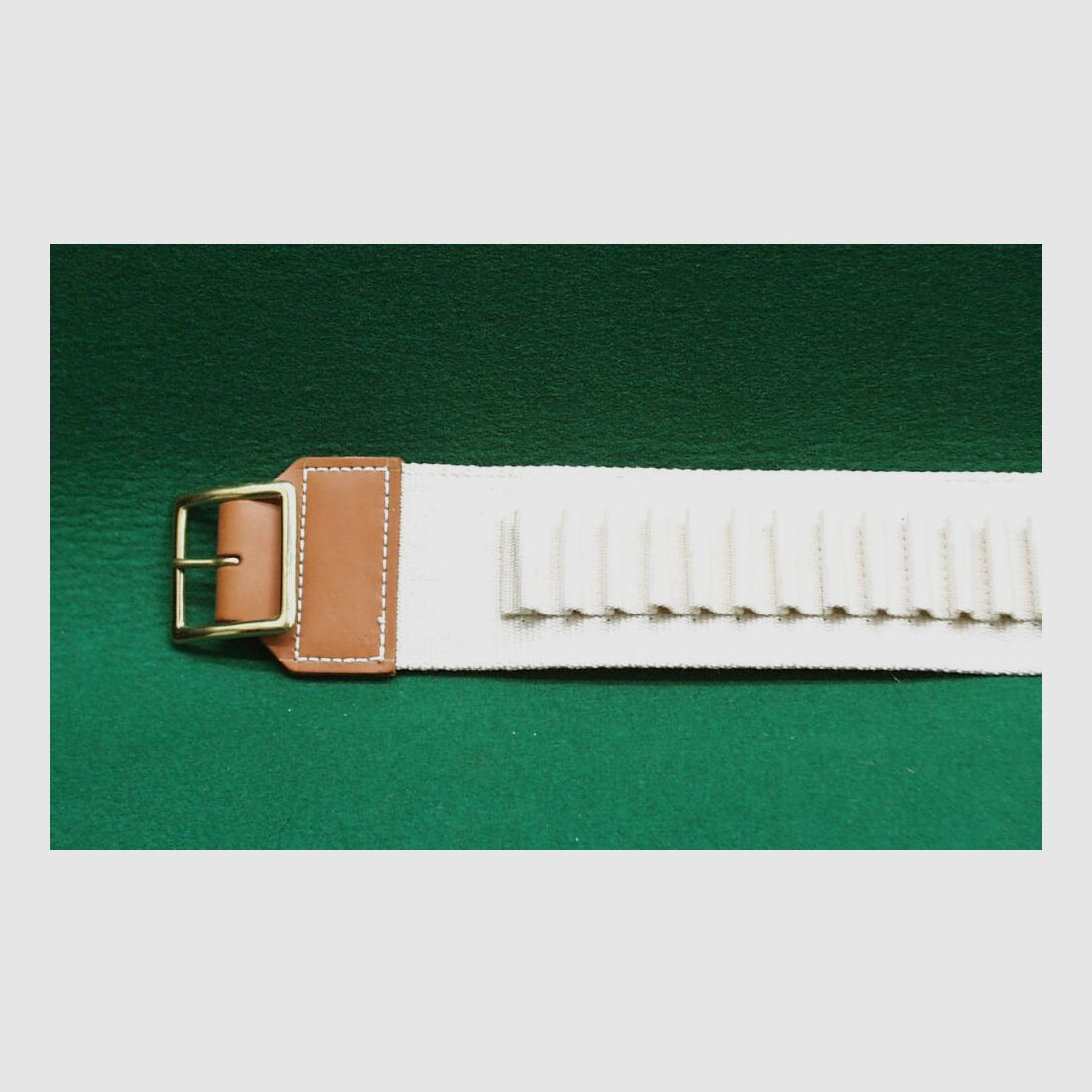 C.Sharps Arms cartridge belt, linen