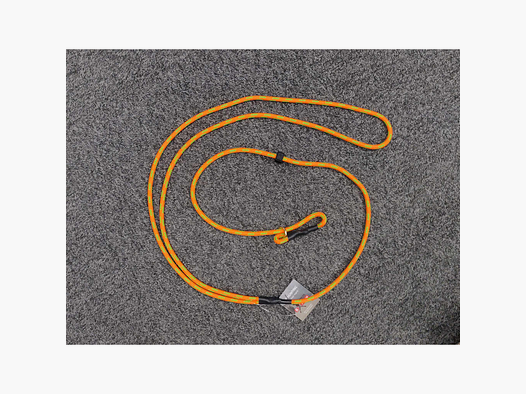 BLF Dressurline 8mm x 180cm Orange/Neongrøn – Lavet Som Udstillingsline