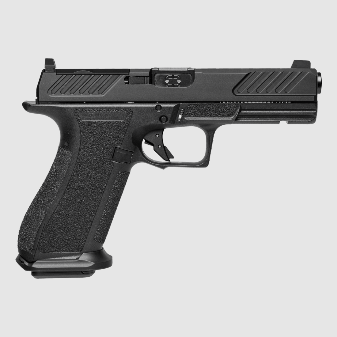 Shadow Systems Pistole DR920 Combat OR, 9mmLuger, 4.5" Lauf geflutet Schwarz, 17+1