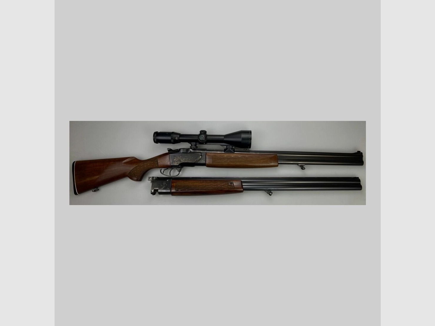 Brno CZ Brünner ZH 304 BBF shotgun interchangeable barrel 301 Blaser scope