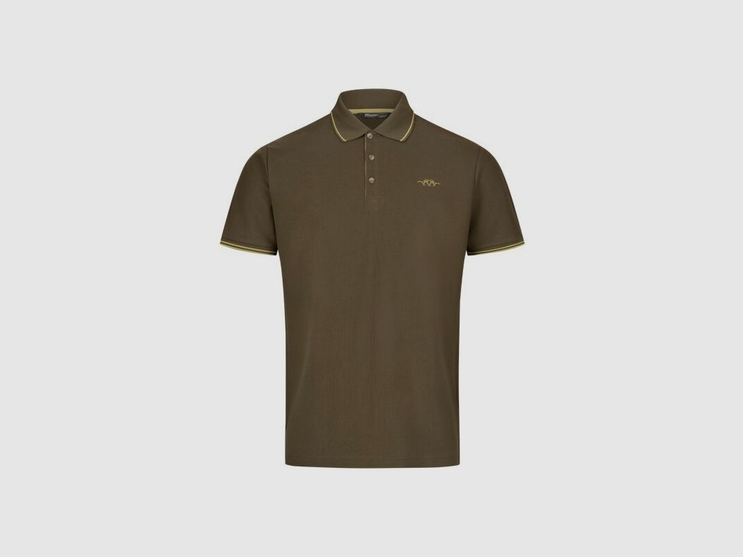 Koszulka polo Blaser 22 ciemny brąz