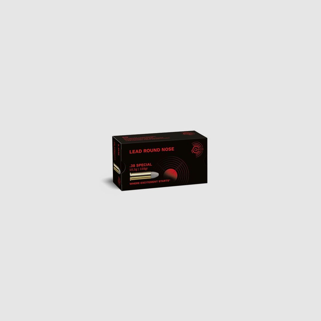 GECO .38 Special Lead Round Nose 10,2g/158gr