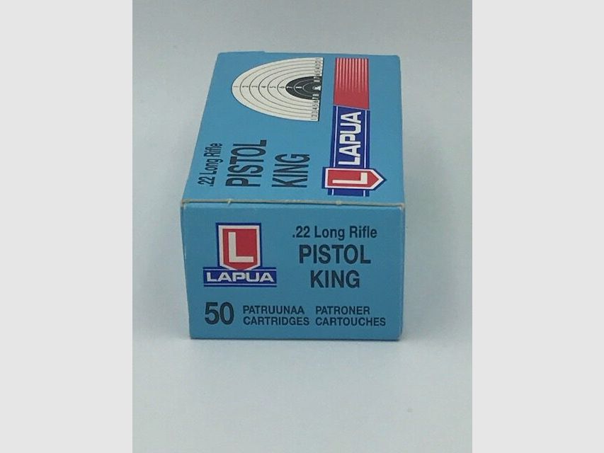 LAPUA munición .22 lr. Pistol King