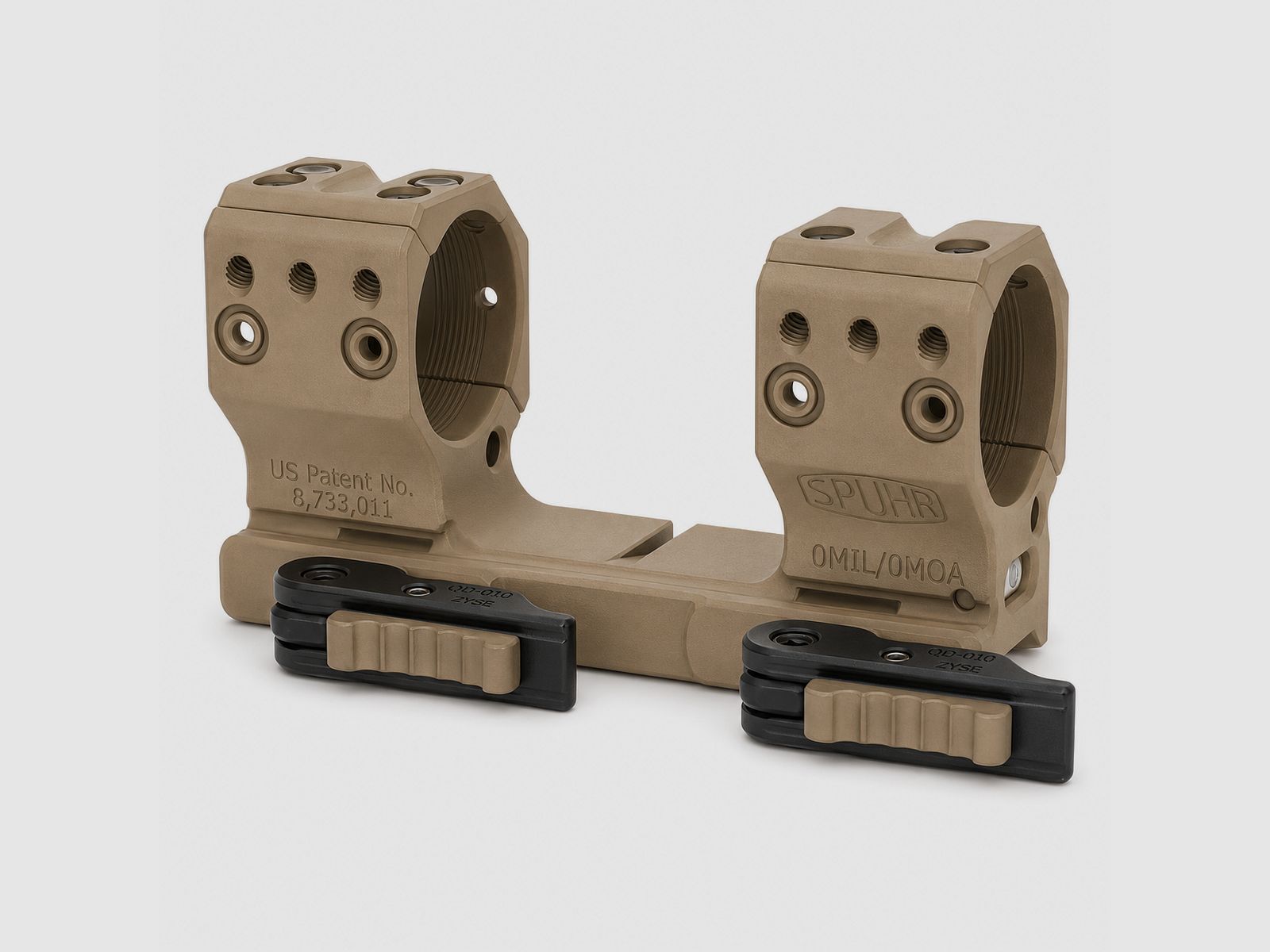 Spuhr Ø34 H38mm QD Blockmontage FDE