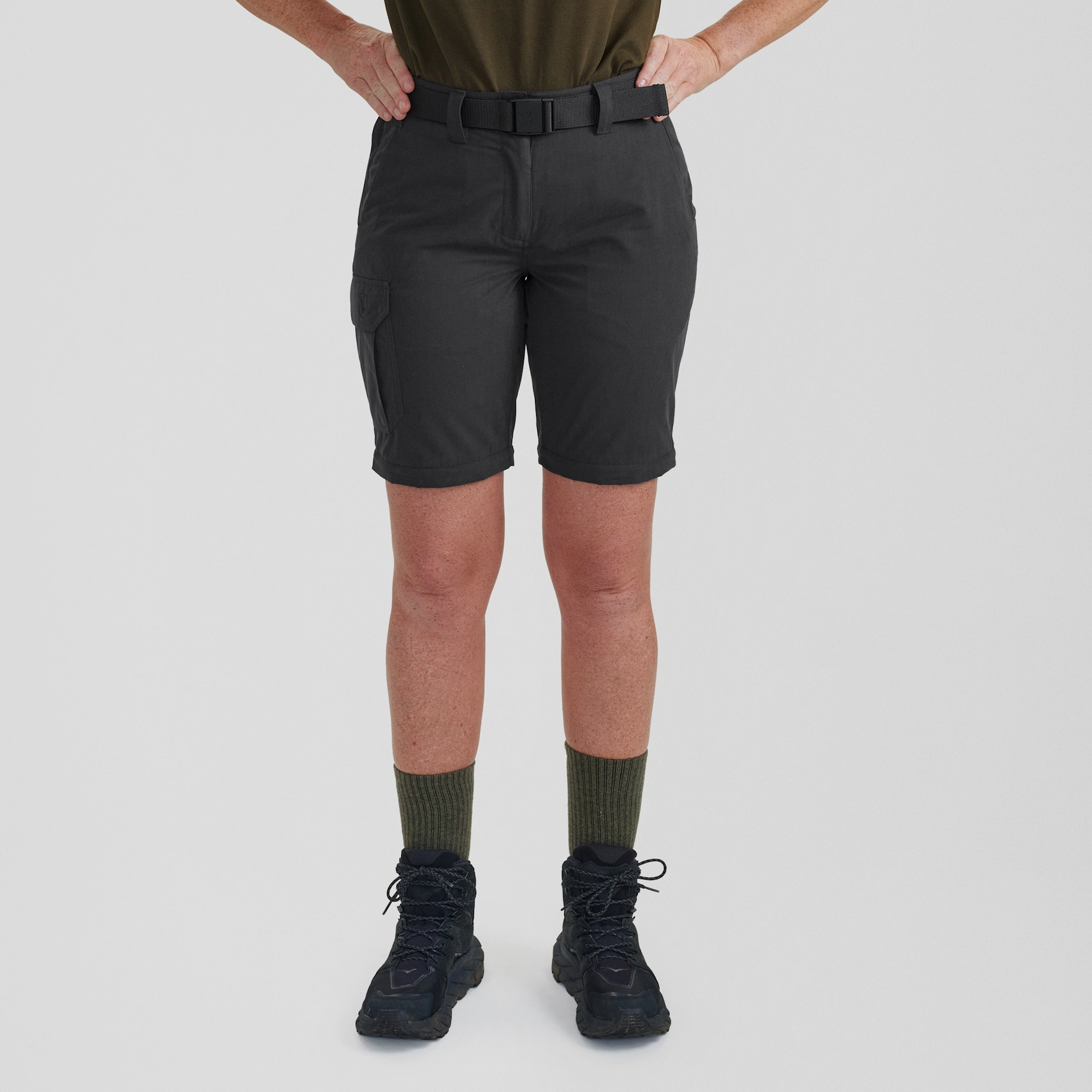 Deerhunter Lady Slogen Zip-Off Trousers Black Ink 38