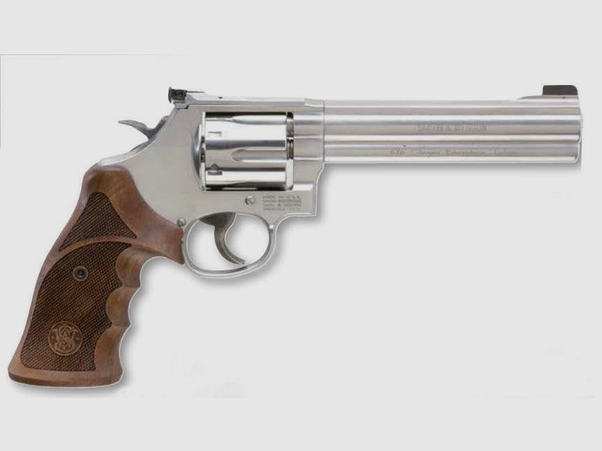 S&W 686 Target Champion Deluxe Revolver shiny .357 Mag