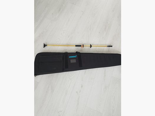 hochwertiges Alu Blasrohr mit 15 Pfeilen, Magazin und Tasche Hämmerli