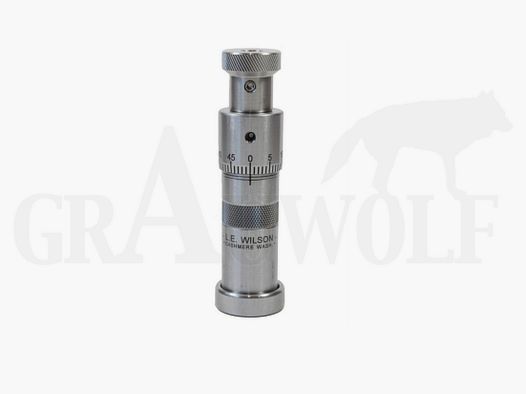 .22 Creedmoor Wilson Handsetzmatrize Edelstahl mit Mikrometer
