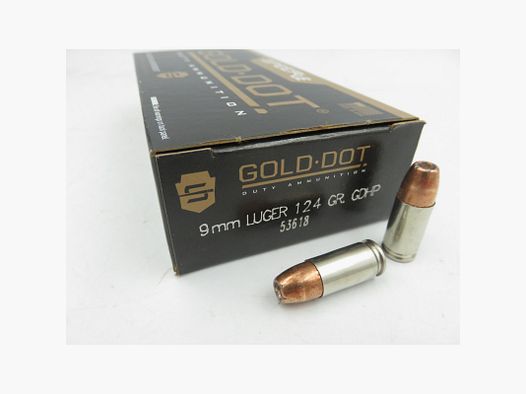 SPEER 9X19 124GR GDHP X50