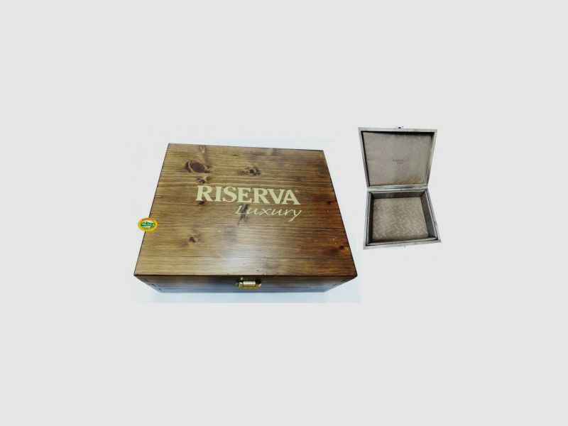 RISERVA Holzkoffer mit Logo R5202, Bild 1 von 2