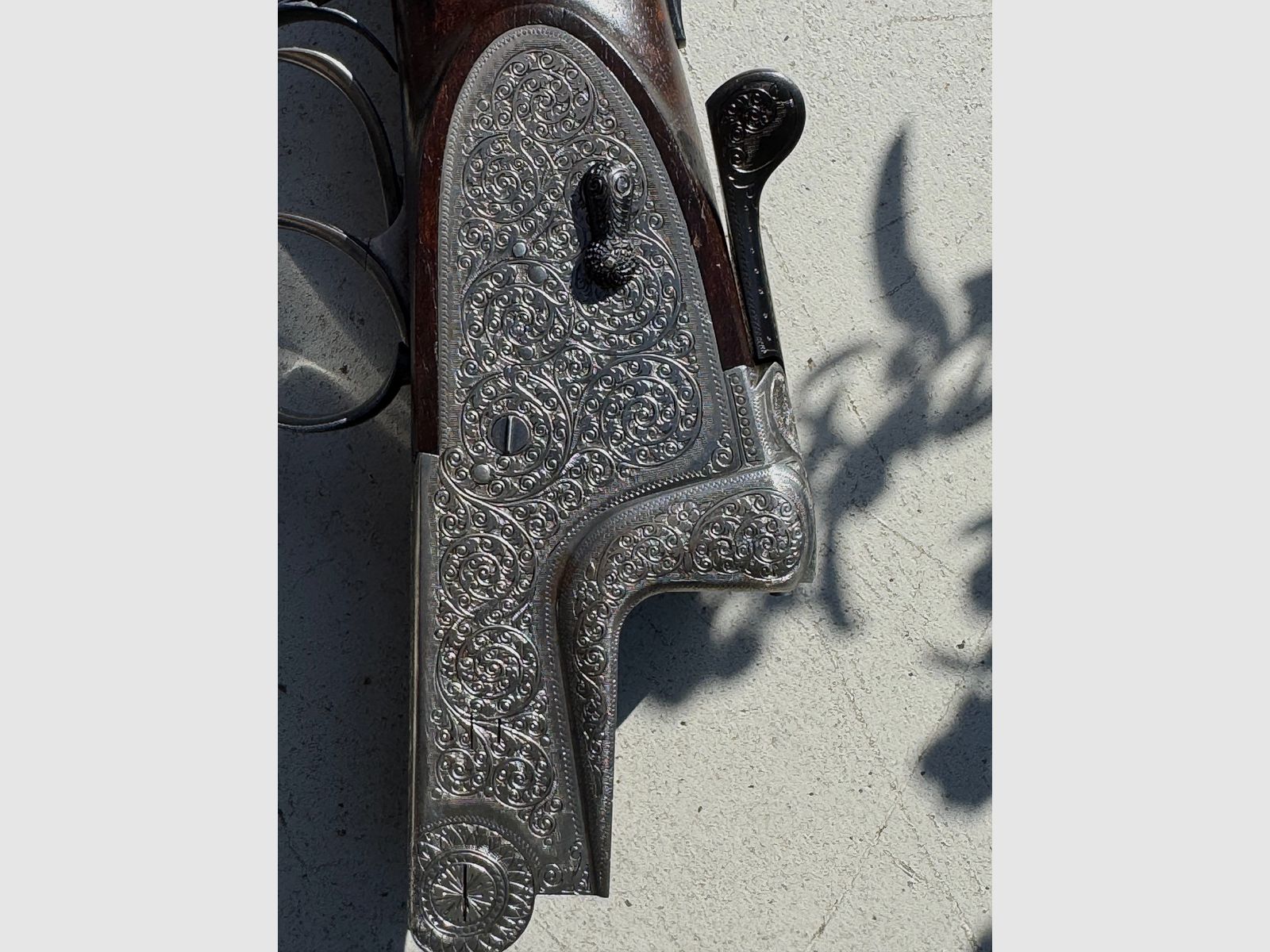 Merkel masterpiece side lock double shotgun, double rifle and double rifle 203E caliber 12/70 .30R Blaser & 9.3x74R