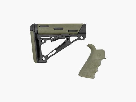 Calcio Hogue OMCB Mil-Spec AR15 OD Green con impugnatura