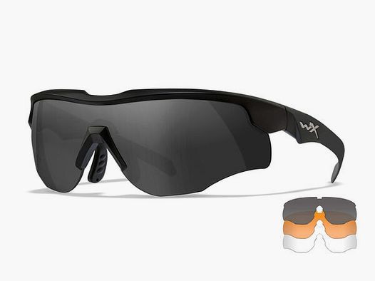 Wiley X WX Rogue COMM matt schwarz grau, klar, rost