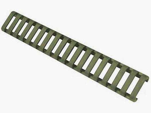 Schutz für BLACKHAWK Schiene mit 18 Rillen – grün